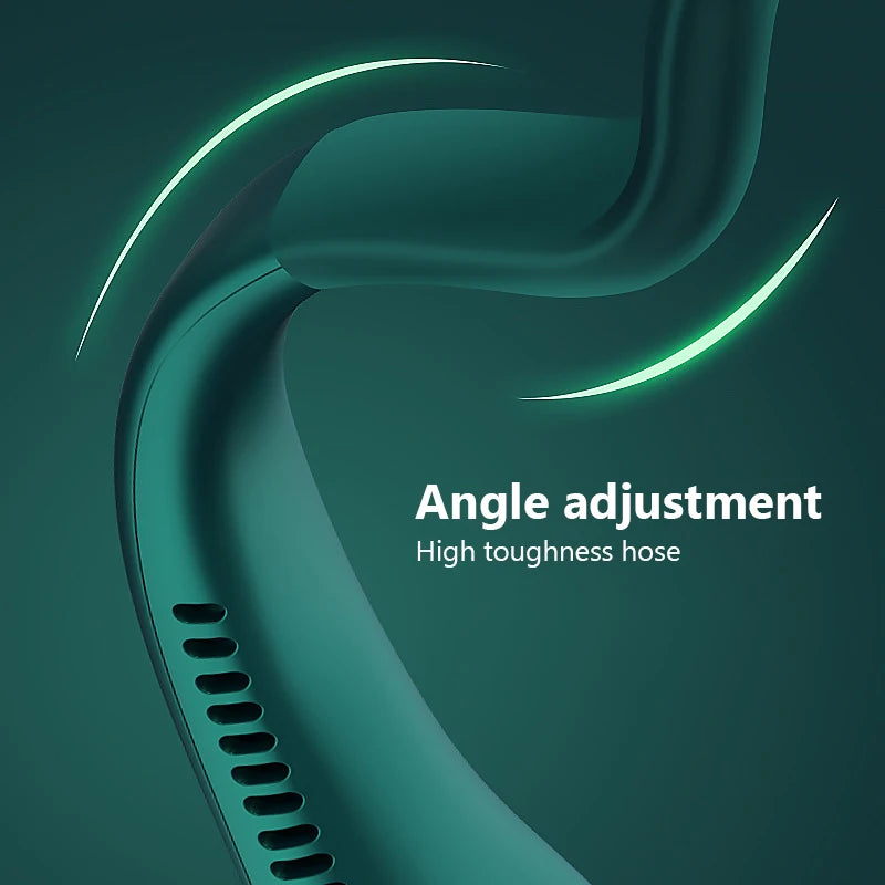 Ventilador de Cuello Portátil MINI Eléctrico Silencioso Recargable USB Sin Aspas Aire Acondicionado Móvil