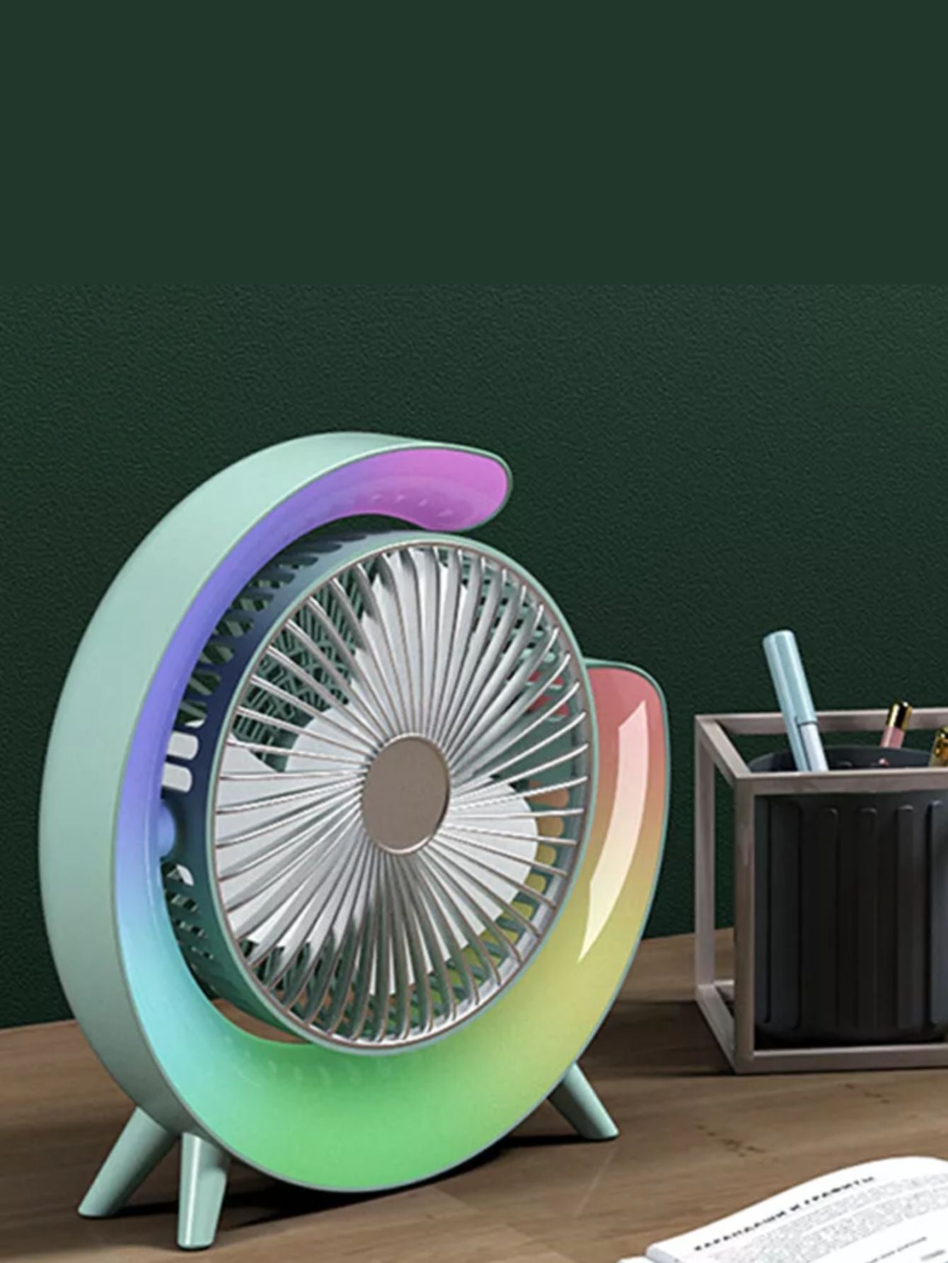 Ventilador & Lampara Colores | Oferta