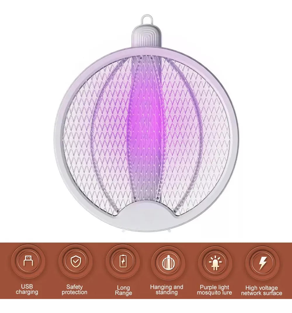 Raqueta Electrica Colgante Mata Mosquito